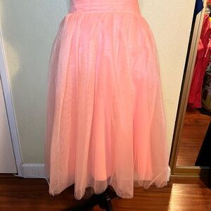 Azazie Peach Tulle Skirt
